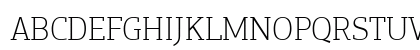 PF Agora Slab Pro Thin Uppercase Preview
