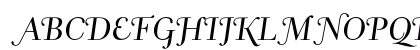AndradeSwashes Regular Uppercase Preview