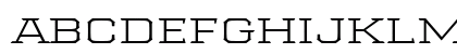 Samton Extra Extended Light Uppercase Preview