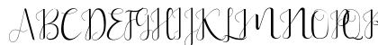 Sweetyhearts FreeVersion Regular Uppercase Preview