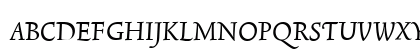 TriniteNo4 Italic Uppercase Preview