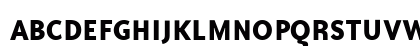 Bailey Sans ITC Regular Uppercase Preview