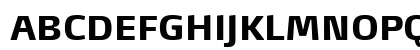 MaxDemiSerifLF-ExtraBold Regular Uppercase Preview