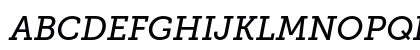 Museo Slab 500 Italic Uppercase Preview