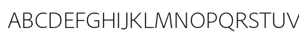 Adobe Clean Light Regular Uppercase Preview