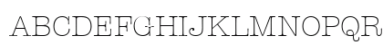 American Typewriter Light Preview