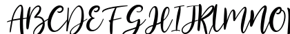 Alesandra Regular Uppercase Preview