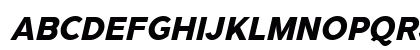 Tripleta ExtraBold Italic Preview