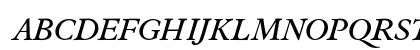 Augereau Bold Italic Uppercase Preview