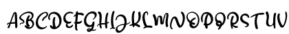 Smoothy Regular Uppercase Preview