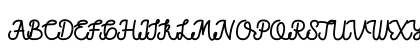 Doubbble Regular Uppercase Preview