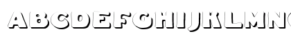 DS Fatty Shadow Regular Uppercase Preview