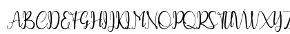 Calyana Personal use Only Regular Uppercase Preview