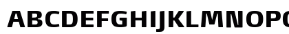 MaxDemiSerifLF-Black Regular Uppercase Preview