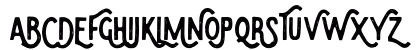 Eudora Regular Uppercase Preview