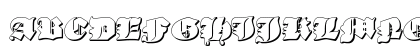 Lux Contra Tenebras 3D Regular Uppercase Preview
