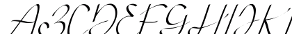 Atthia Demo Regular Uppercase Preview