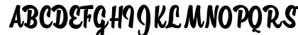 honeybe Regular Uppercase Preview