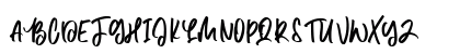 Lazy Fine Regular Uppercase Preview