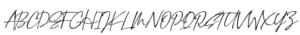 Handletters_Demo Regular Uppercase Preview