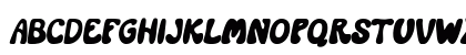 Sunday Milk Italic Uppercase Preview