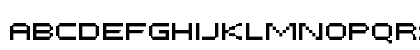 FFF Atlantis Condensed Regular Uppercase Preview