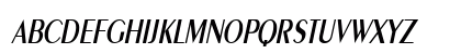 PareCondensed Italic Uppercase Preview