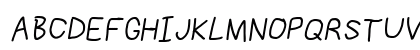 NumbBunny SBdIta Uppercase Preview