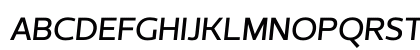 EzzoMediumItalic Regular Preview