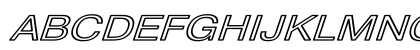 Pragmatica HW Bold Italic Uppercase Preview