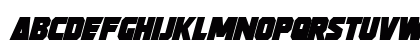 Strongarm Bold Italic Uppercase Preview