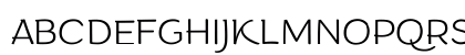 Arturo Trial ExtraLight Uppercase Preview