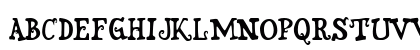 Aristocratic Font Regular Uppercase Preview