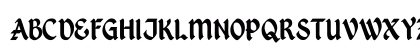 Kingthings Petrock Regular Uppercase Preview