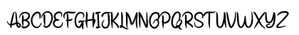 Yesterday Personal Use Uppercase Preview