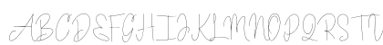 Bright Daddy Regular Uppercase Preview