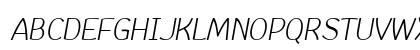 Mainland PERSONAL Light Italic Uppercase Preview