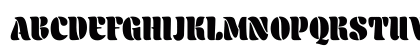 Aromatron Regular Uppercase Preview