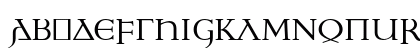Ulfilas normal Uppercase Preview