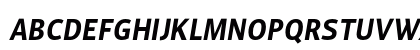 GakSans BoldItalic Uppercase Preview