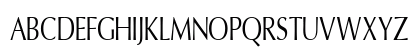 Oregon LDO Condensed Regular Uppercase Preview