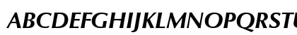 URW Classico Bold Italic Uppercase Preview