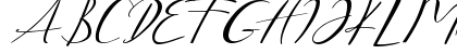 Aucklands Script Regular Uppercase Preview