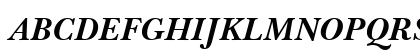Baskerville WGL4 BT Bold Italic Uppercase Preview