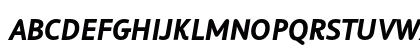 HarmonyText BoldItalic Uppercase Preview