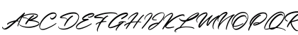 Outeris Free Font Regular Uppercase Preview
