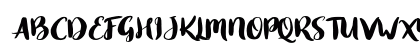 Blusty Script Free Regular Uppercase Preview