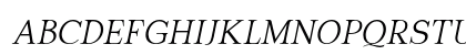DionisiiOTF Lt Light Italic Uppercase Preview