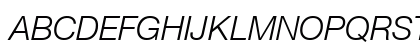 HelveticaNeue LightItalic Preview