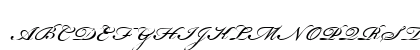 Bickham Script Std Regular Regular Uppercase Preview